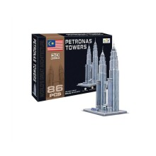 3D Puzzle Petronas Tower 86 Parça - 3D Puzzle