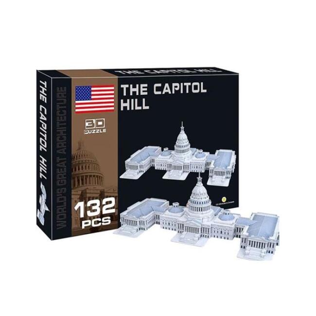 3D Puzzle The Capitol Hill 132 Parça - 1