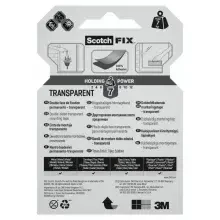 Scotch Fix Çift Taraflı Şeffaf Montaj Bandı 19 mm 1.5 Metre 40041915 - 3M (1)