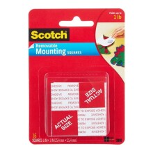 3M Scotch Yapışıp Çıkabilen Kare Asma Bandı 16’lı - 3M