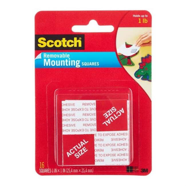 3M Scotch Yapışıp Çıkabilen Kare Asma Bandı 16’lı - 1