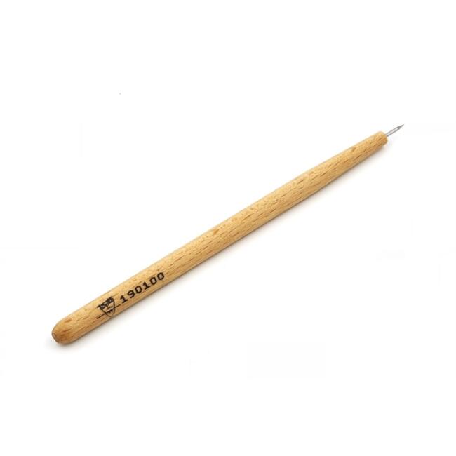 Abig Gravür Kazıma Kalemi Ahşap Saplı 15 cm 1,5x45mm - 1