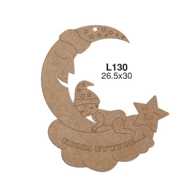 Ahşap Aydede Kızım Uyuyor - 1