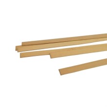 Ahşap Bambu Dikdörtgen Çıta 2X 8Mm 50Cm 10Lu Naturel - MK MODEL