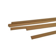 Ahşap Bambu Dikdörtgen Çıta 2X 8Mm 50Cm Kahve10Lu - MK MODEL