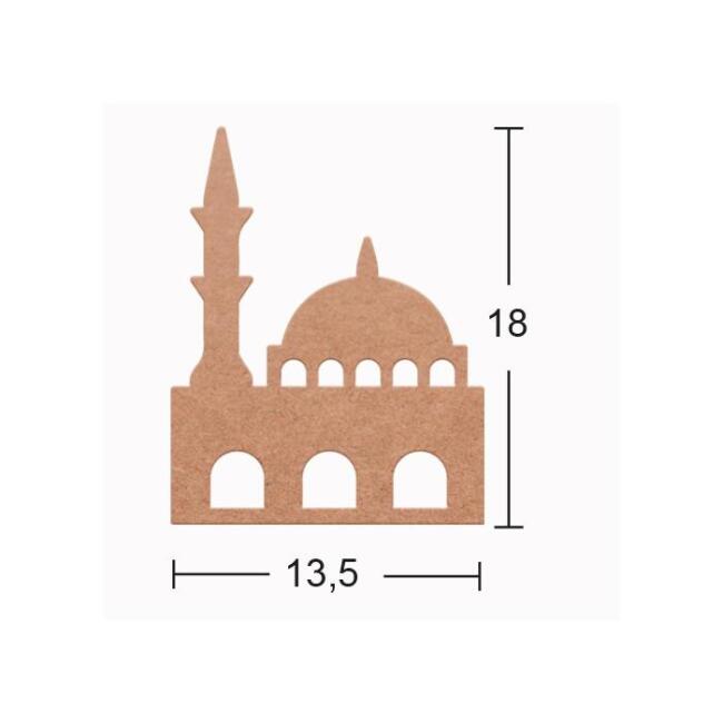 Ahşap Camii 18 mm - 1