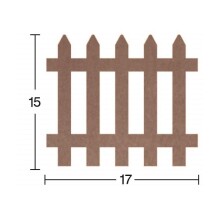 Ahşap Çit 18 mm - 1