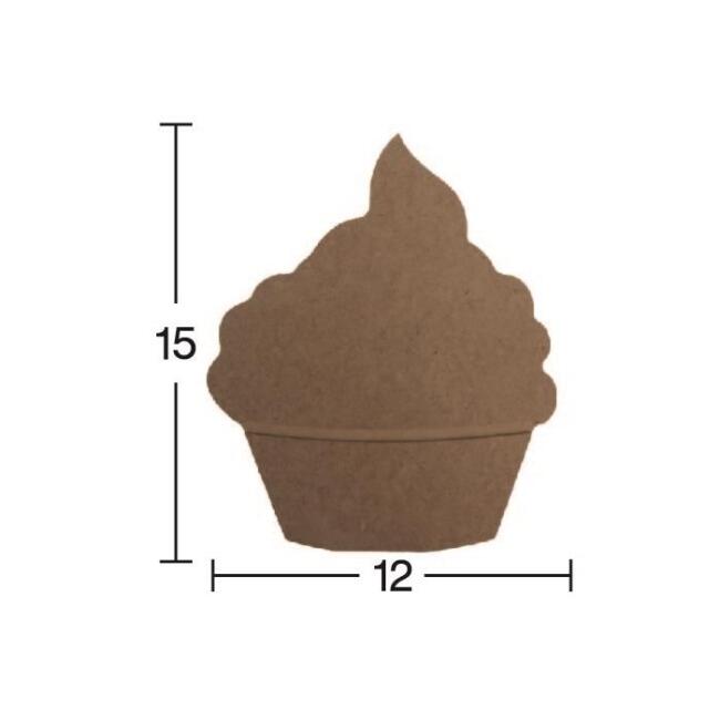 Ahşap Cup Cake 18 mm - 1