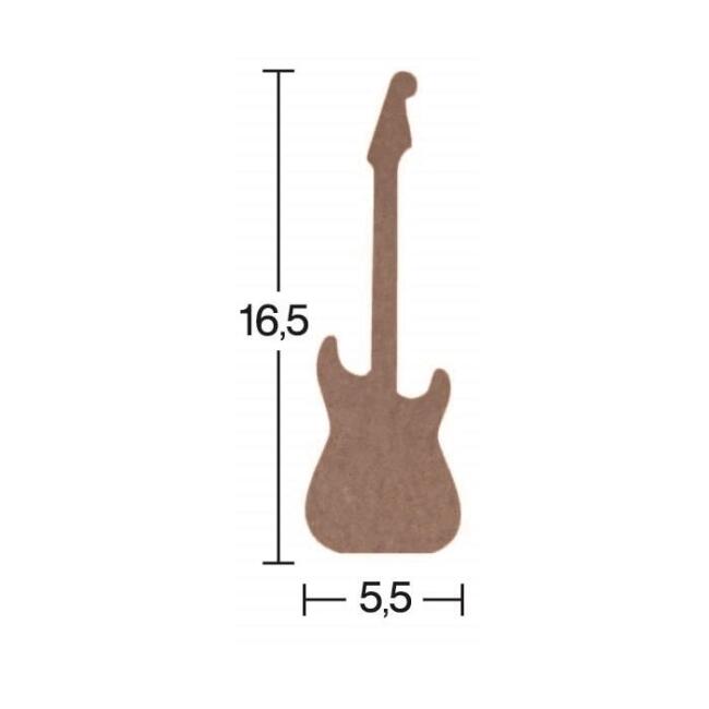 Ahşap Elektro Gitar 18 mm - 1