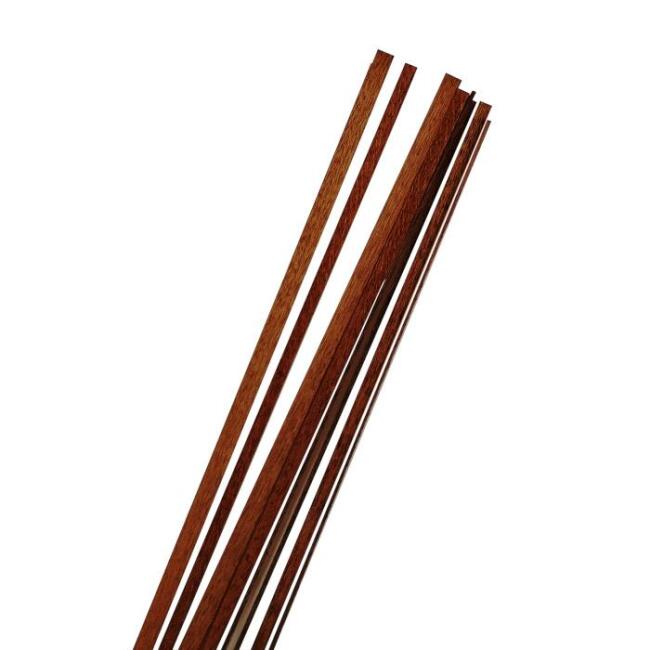 Ahşap Maun Dikdörtgen Çıta 1x5 mm 50 cm 10’lu - 1