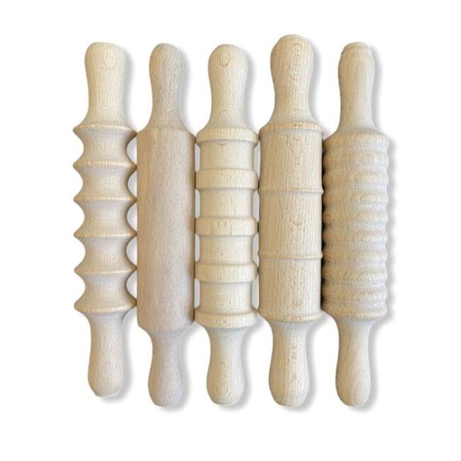 Ahşap Merdane Seti 5Lı - 1