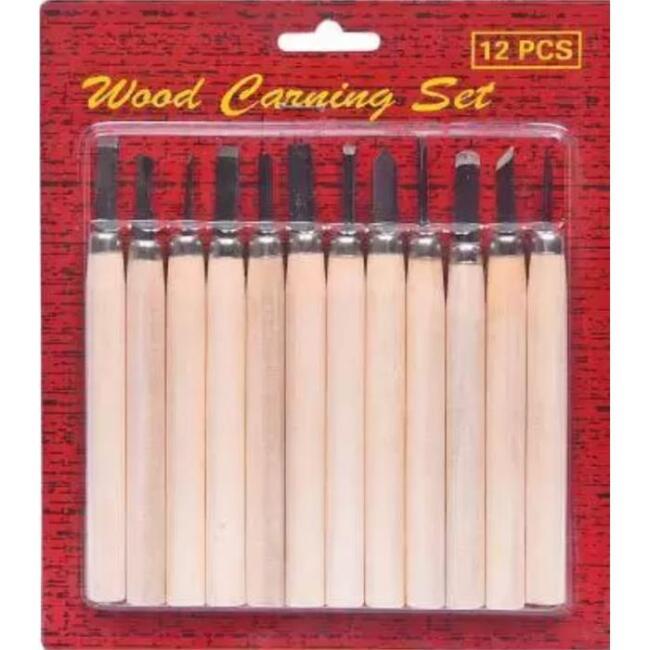 Ahşap ve Linol Oyma Seti 12’li - 1