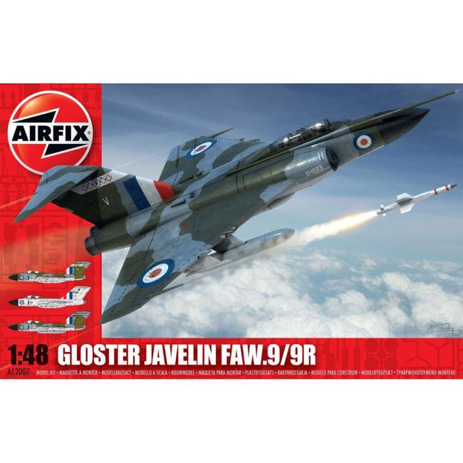 Airfix Maket Uçak Gloster Javelin FAW.9/9R 1:48 Ölçek A12007 - 1