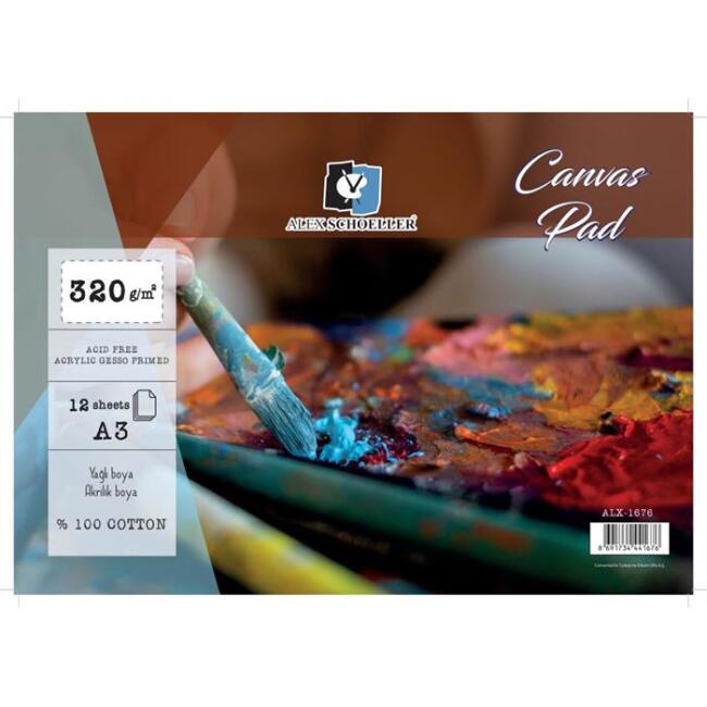 Alex Schoeller Canvas Pad A3 320 g 12 Yaprak - 2