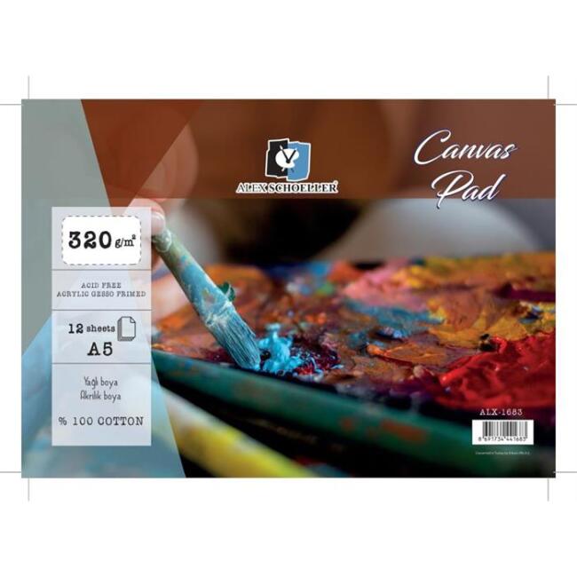 Alex Schoeller Canvas Pad A5 320 g 12 Yaprak - 1