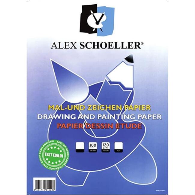 Alex Schoeller Çizim Kağıdı 120 g 35x50 cm - 1