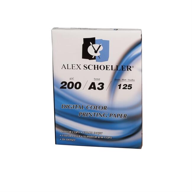 Alex Schoeller Fotokopi Kağıdı A3 200 g 125 Yaprak - 1