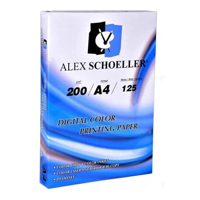 Alex Schoeller Fotokopi Kağıdı A4 200 g 125 Yaprak - 1