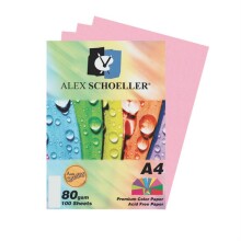Alex Schoeller Renkli Kağıdı 80 g A4 100’lü Pembe - SPECTRA