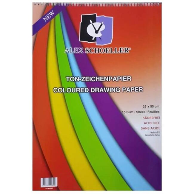 Alex Schoeller Resim Defteri 35x50 cm 160 g 15 Yaprak - 1