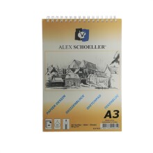Alex Schoeller Skizzenblock Eskiz Defteri A3 90 g 60 Yaprak - Alex Schoeller