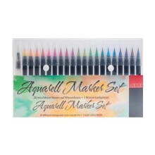 Ami Fırça Uçlu Aquarell Markör Set 20+1 N:346147 - Ami