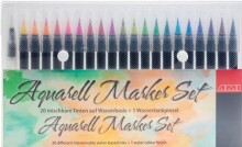 Ami Fırça Uçlu Aquarell Markör Set 20+1 N:346147 - Ami (1)