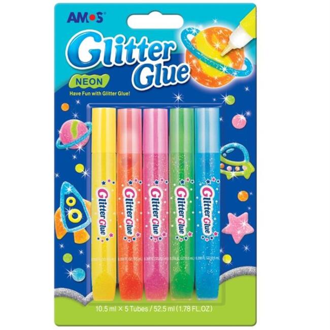 Amos Simli Neon Yapıştırıcı 5 Renk - 1