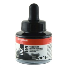 Amsterdam Airbrush Mürekkep 30 ml Oxide Black 735 - Amsterdam