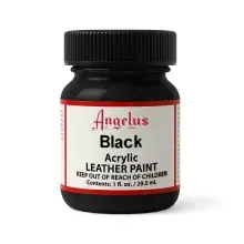 Angelus Akrilik Deri Boyası 29.5 ml Black 720-001 - 1