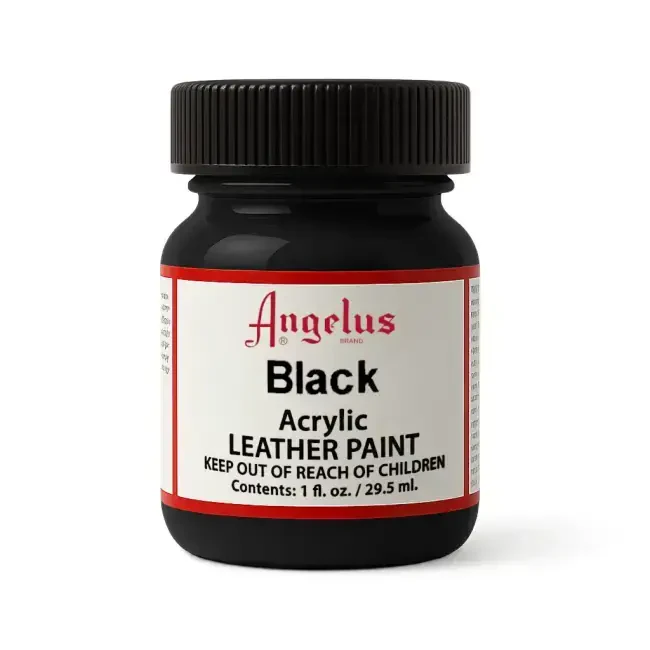 Angelus Akrilik Deri Boyası 29.5 ml Black 720-001 - 1
