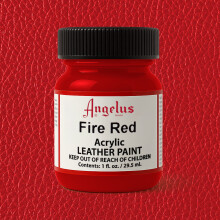 Angelus Akrilik Deri Boyası 29.5 ml Fire Red 720-185 - Angelus (1)