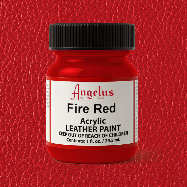 Angelus Akrilik Deri Boyası 29.5 ml Fire Red 720-185 - 2
