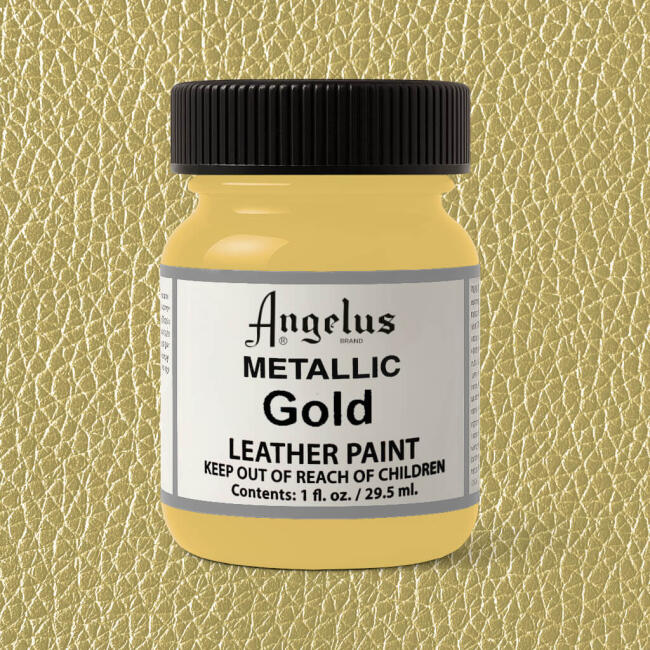 Angelus Akrilik Deri Boyası 29.5 ml Metallic Gold 732-072 - 2