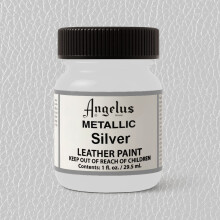 Angelus Akrilik Deri Boyası 29.5 ml Metallic Silver 732-150 - Angelus (1)