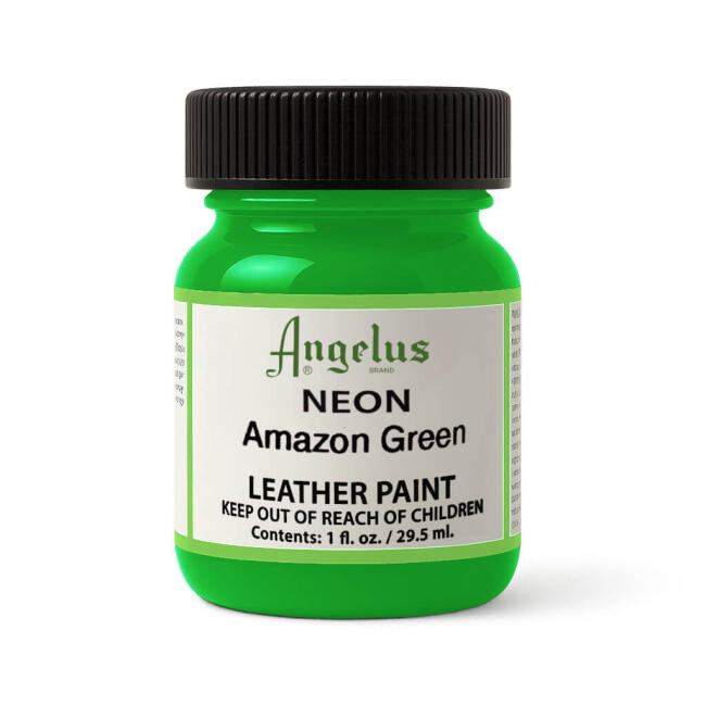 Angelus Akrilik Deri Boyası 29.5 ml Neon Amazon Green 725-125 - 1