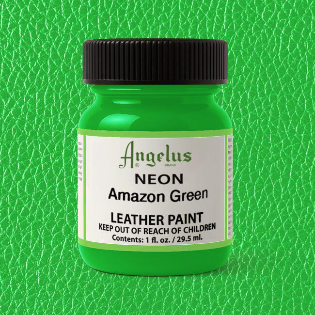Angelus Akrilik Deri Boyası 29.5 ml Neon Amazon Green 725-125 - 2