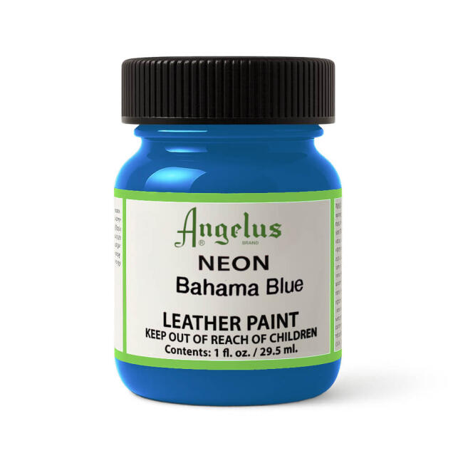 Angelus Akrilik Deri Boyası 29.5 ml Neon Bahama Blue 725-131 - 1