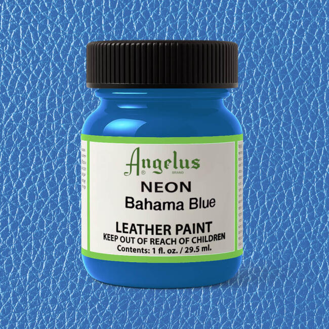 Angelus Akrilik Deri Boyası 29.5 ml Neon Bahama Blue 725-131 - 2