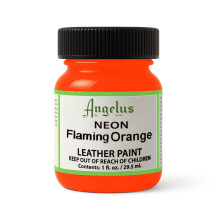 Angelus Akrilik Deri Boyası 29.5 ml Neon Flaming Orange 725-129 - Angelus