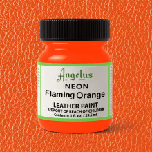 Angelus Akrilik Deri Boyası 29.5 ml Neon Flaming Orange 725-129 - Angelus (1)