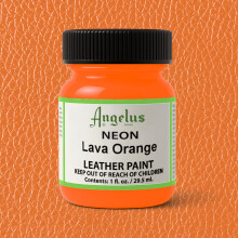 Angelus Akrilik Deri Boyası 29.5 ml Neon Lava Orange 725-130 - Angelus (1)