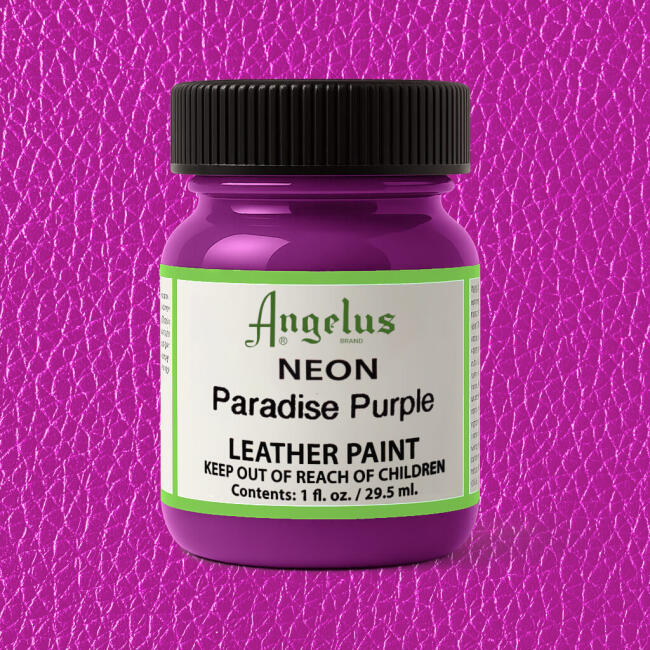 Angelus Akrilik Deri Boyası 29.5 ml Neon Paradise Purple 725-124 - 2