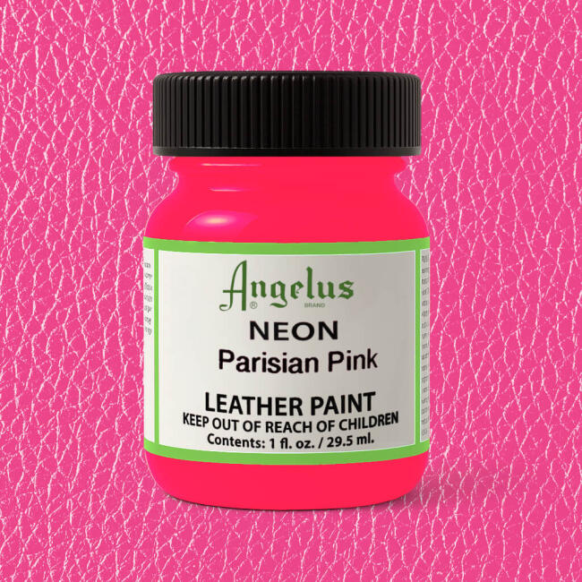 Angelus Akrilik Deri Boyası 29.5 ml Neon Parisian Pink 725-123 - 2