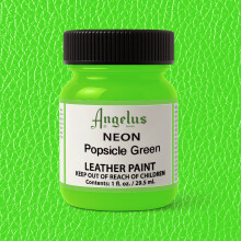 Angelus Akrilik Deri Boyası 29.5 ml Neon Popsicle Green 725-126 - Angelus (1)