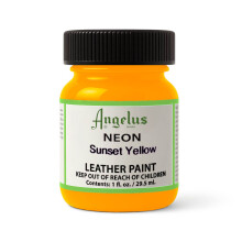 Angelus Akrilik Deri Boyası 29.5 ml Neon Sunset Yellow 725-128 - Angelus
