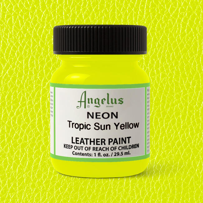 Angelus Akrilik Deri Boyası 29.5 ml Neon Tropic Sun Yellow 725-127 - 2