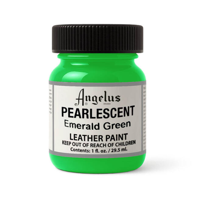 Angelus Akrilik Deri Boyası 29.5 ml Pearlescent Emerald Green 733-457 - 1