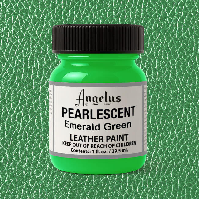 Angelus Akrilik Deri Boyası 29.5 ml Pearlescent Emerald Green 733-457 - 2