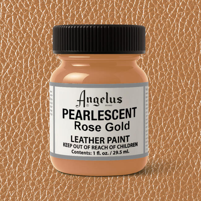 Angelus Akrilik Deri Boyası 29.5 ml Pearlescent Rose Gold 733-456 - 2